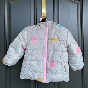 Swiss Tech 12M Infant Winter Coat faux fur lining Hood Pink Peak technology